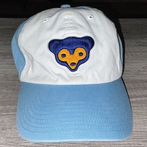 Chicago Cubs 47 Brand Cooperstown Collection Baby Blue Hat - Classic Cubby Bear!